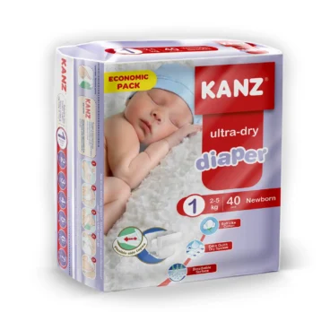 Kanz Yenidoğan Bebek Bezi 40'lı 2-5kg Eko